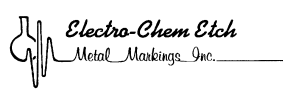 Electrochemical Etching products