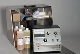 Electrochemical part etching machine